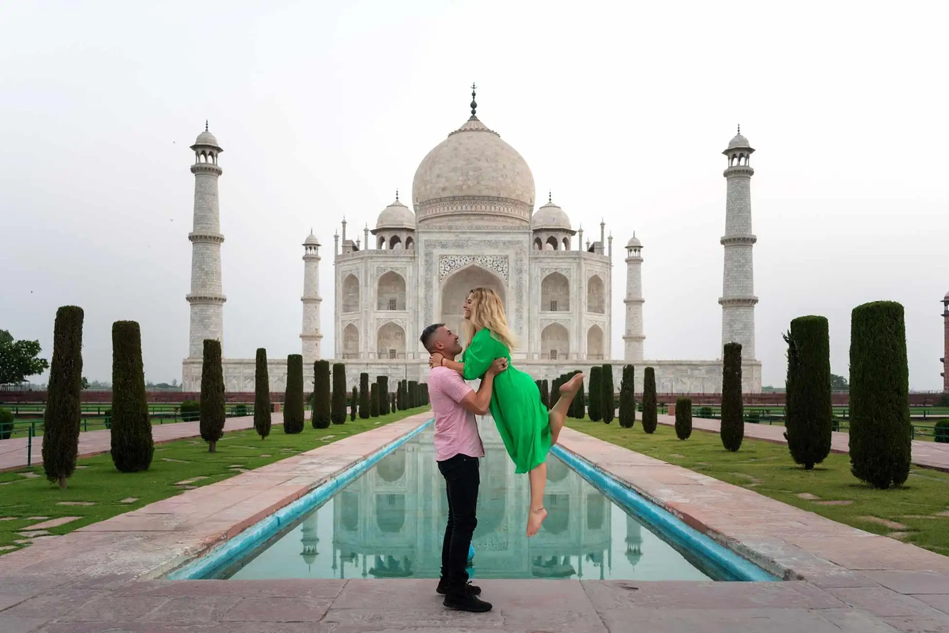 Delhi: Tour Privado ao Taj Mahal com Fotógrafo Profissional